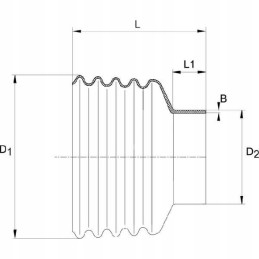 828404 walterscheid apsauginis dangtelis d 180 mm l 1