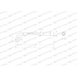 11 mm dvylikataškis veržliaraktis iš CRV M plieno