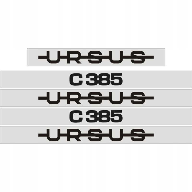 Lipdukai Ursus C 385, komplektas, didelis