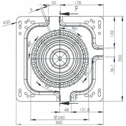 Pasukama sėdynė, pasukama pagrindo plokštė