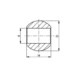 Cat 2 kablio rutulys 56 28mm