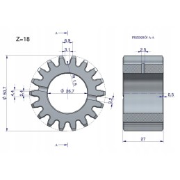 Mf3 reduktoriaus mechanizmo palydovas