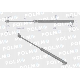 Priekinio stiklo pavara l max 500mm x80042041400
