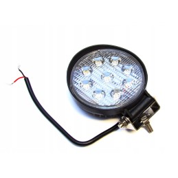 Apvali LED darbo lempa 9 ledx3w 27w 12v 24v