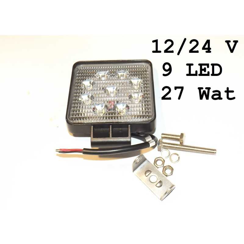 Halogeninis LED darbo lempa 12 24v 27w prožektorius