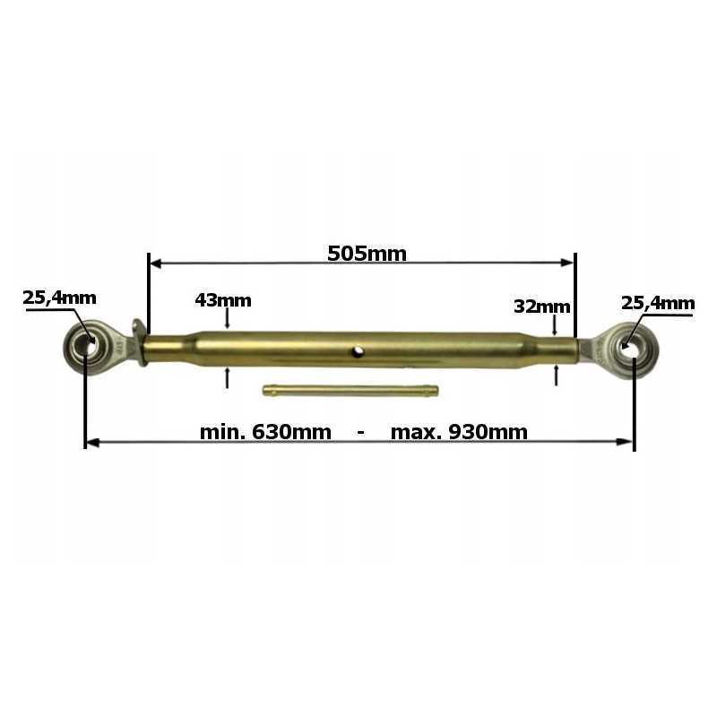 Centrinė jungtis, viršutinė jungtis 630 930 cat 2 2