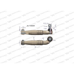 Vairo jungtis r 285mm m22 al110956 warynski