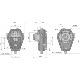 PTO daugiklis 60004 6 gr2 siurblys 12cm3 18l