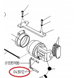 Rankinio stabdžio slydimo stūmoklis merlo 043012