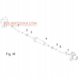 Kairė rutulinė jungtis m24x1 5r m20x1 5 245mm 1337436