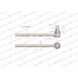 Vairo jungtis 322mm al37505 motogeneric