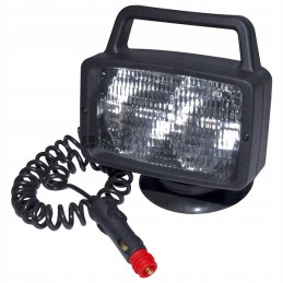 Dviejų spindulių magnetinė darbo lempa