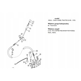 Kabelių kovos PTO korpusas 956xl 1056xl new Holland