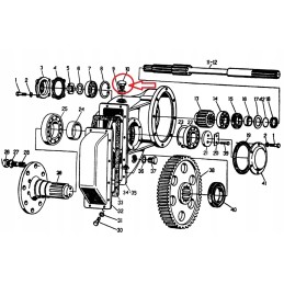 Ursus C 330 galutinės pavaros alyvos pildymo angos dangtelis 42250180