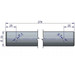 Kablio laikiklio kaištis c 360