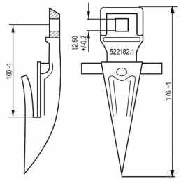 Antraštės durtuvas 3 k6s