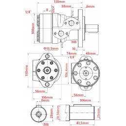 Hidraulinis variklis bmr smr omp 32 cm3 alsg2 gr2