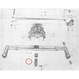 Priekinės ašies kaištis Ursus C 328 50015600 pl