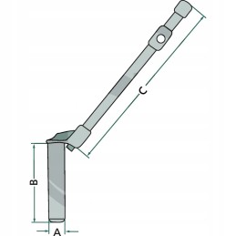 Prikabinimo kaištis 500 mm skersmuo 31