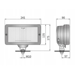 Rūko žibintas tiesiai be lemputės