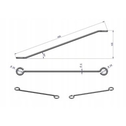 Trumpa jungtis, motogenerinis diržinis grėblys