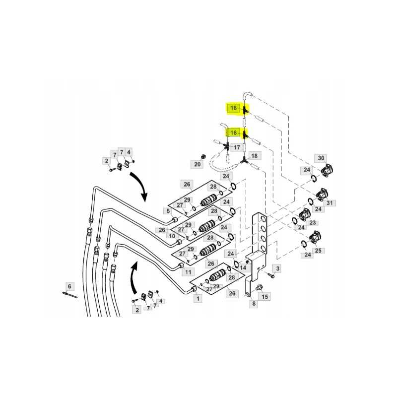 Jungtis john deere 5045e 5050e 5055e l168718