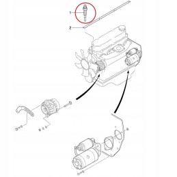 Kaitinimo žvakė 40236677 Nr.40109514 ls traktorius