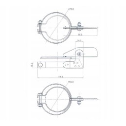 Dangtis duslintuvo dangtelis Ursus C 385 Zetor 80014999