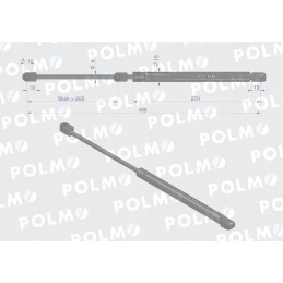 Durų pavara l max 500mm ca516716p fendt polmo