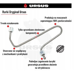 Įpurškimo linijų rinkinys ursus c 385 4 cyl
