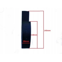 Kablys, kablys, krautuvo kilpa, griebtuvas, 50 mm apvalus