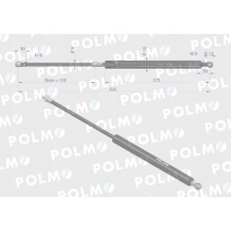 Durų pavara l max 505mm 4403123p deutz polmo m