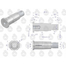 Vairo stiprintuvo cilindro kaištis 88578012 c 385 ursus
