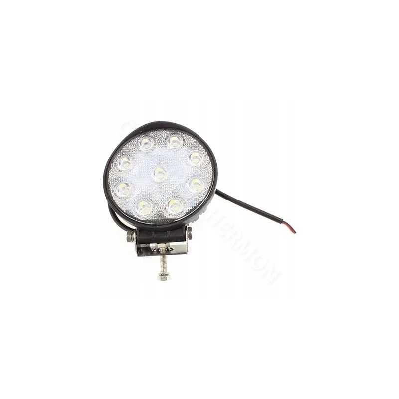 Darbinė halogeninė lempa 9 LED 10v 30v fi 123 2250lm