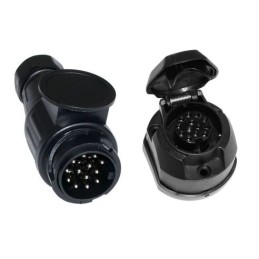 Priekabos priekabos elektros kištukinis lizdas, 13 kontaktų