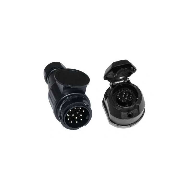 Priekabos priekabos elektros kištukinis lizdas, 13 kontaktų