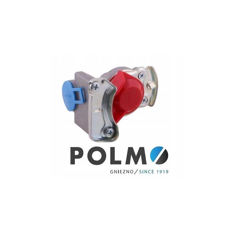 Dvigubos grandinės jungtis su vožtuvu, raudona 22x1 5 polmo