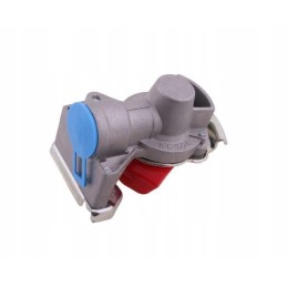 Dvigubos grandinės jungtis su vožtuvu, raudona 16x1 5 polmo