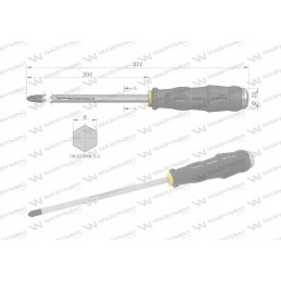 PH3x200mm motogenerinis smūginis atsuktuvas