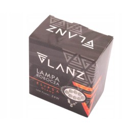 Ellipsa 24W 8 LED Glanz Motogeneric darbo lempa