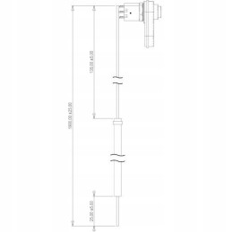 Imfpcl84701b priekinė plokštė su 1 mygtuku