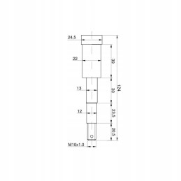 Kaištis, pavarų dėžės komplektas c 385 80121040