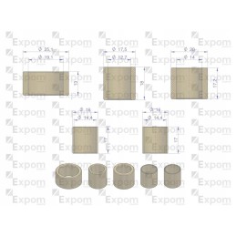 Starterio įvorių komplektas r 11 851 502 0 5 vnt
