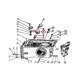 Pakelkite Ursus C 330 filtro dangtelį