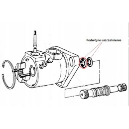 7135 114 dpa hidraulinis rinkinys 2 x antspaudų kovos