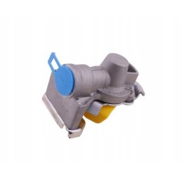 Dvigubos grandinės jungtis su vožtuvu, geltona 16x1 5 polmo