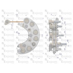 Generatoriaus lygintuvas 9515672ex c 385 naujo tipo e