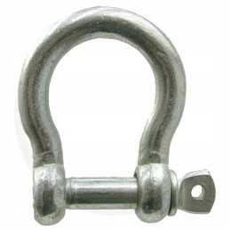 Cinkuotas omega kabelio apkabas, 5 mm skersmens