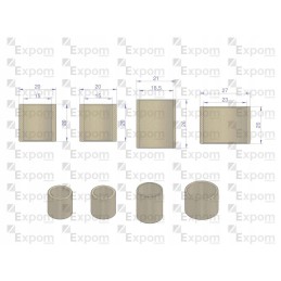 Starterio įvorių komplektas r 7 50458155 4 vnt ex
