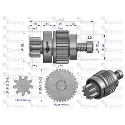 Deutz magneton starterio movos mazgas